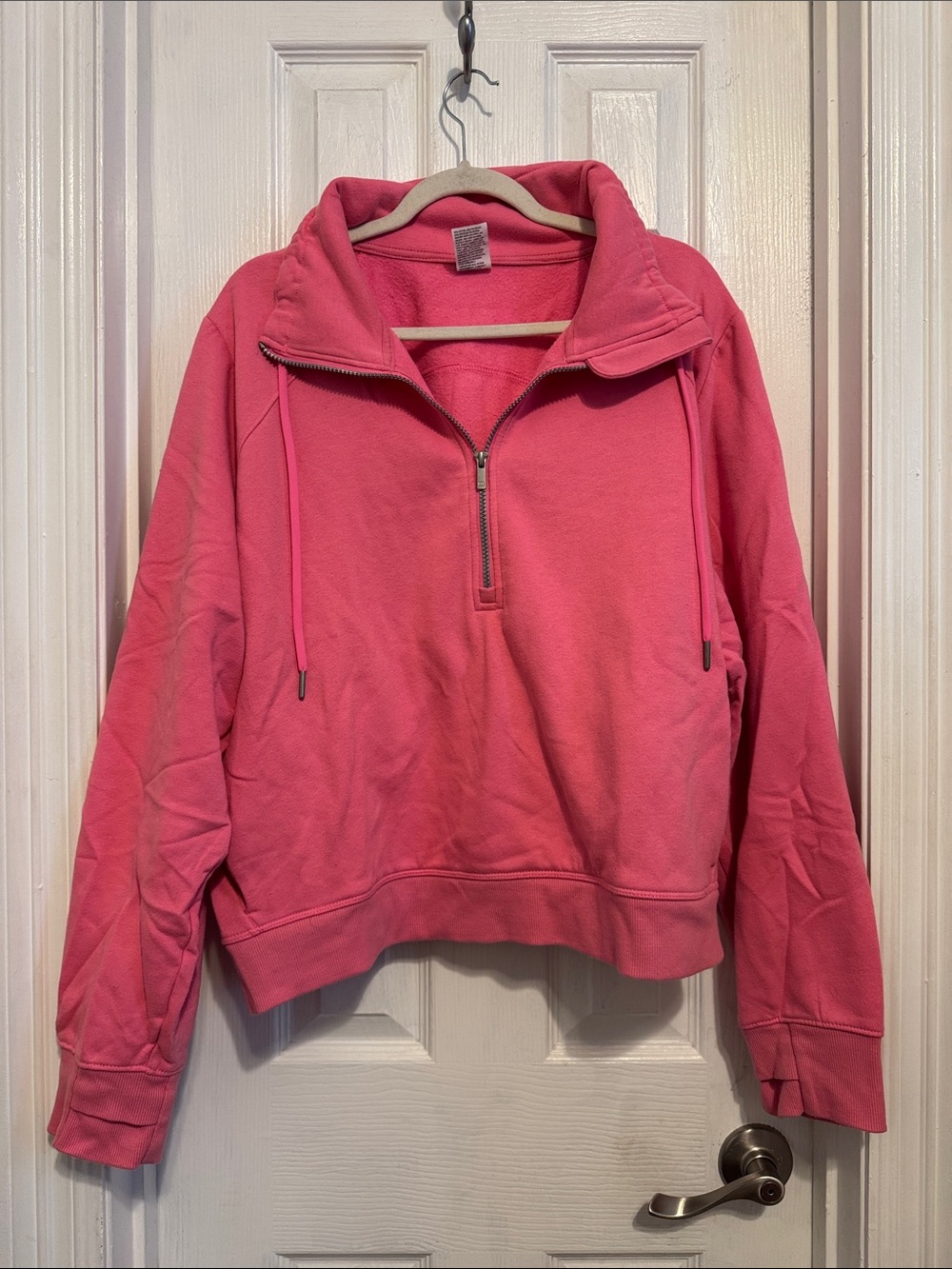 Pink All In Motion Quarter Zip Sweatshirt